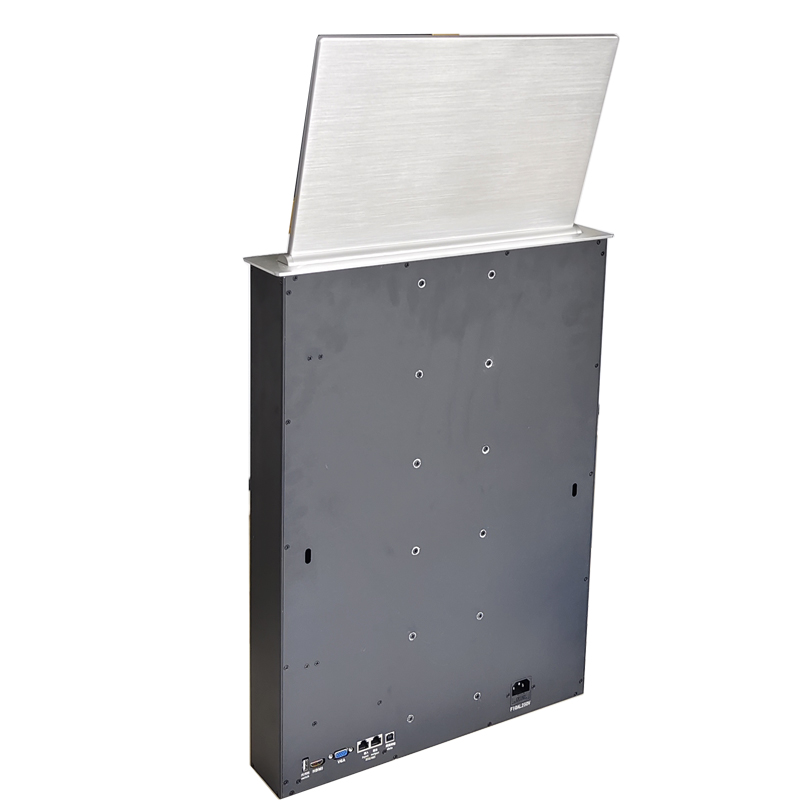 Retractable Motorized LCD Monitor Lift Table for Paperless Conference System